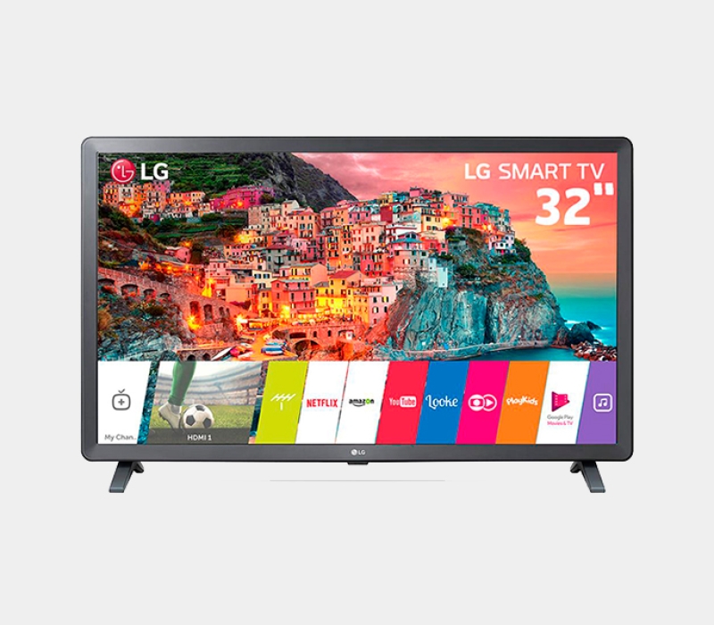Smart TV LED 32 HD LG 32LK615BPSB com WebOS 4.0 Wi-Fi, Processador Quad Core, HDR 10